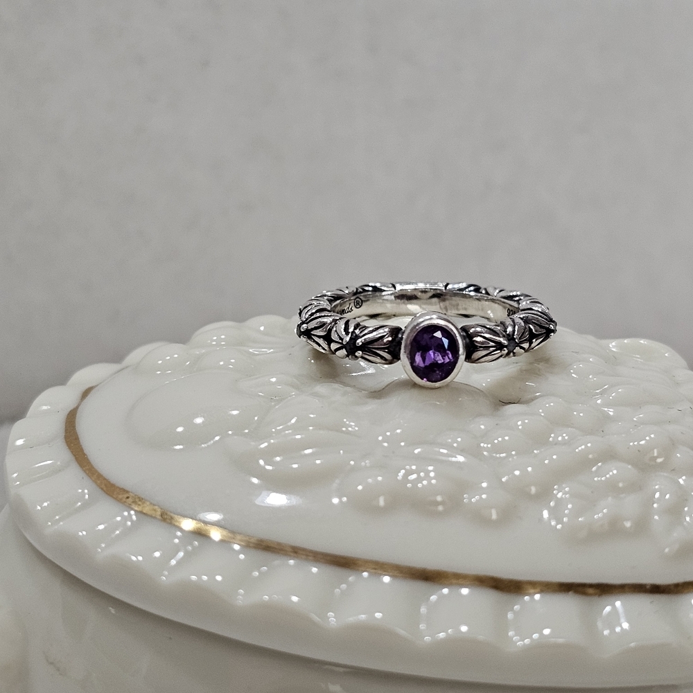 Dweck Diamonds Amethyst and Diamond Florette Ring - Picture 6 of 14